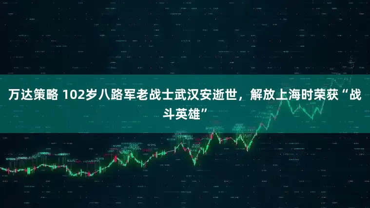 万达策略 102岁八路军老战士武汉安逝世，解放上海时荣获“战斗英雄”